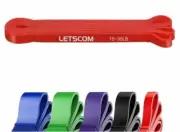 LETSCOM Pull Up Assist Band, Resistance Band - Red 15-35LB New
