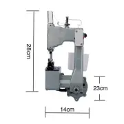 Penyegel Overlock Elektrik Mesin Pembungkus Portabel Tas Sealing Machine