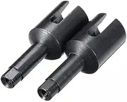 Tadill RC Wheel Axle for JLB 1/10 Scale 4WD Truck Model, Black, 2 Pcs