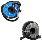 Synthetic Dyneema Winch Rope with Recovery Tow Hook