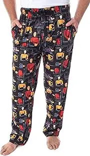 [INTIMO] Star Trek The Next Generation Men's Allover Character Adult Lounge Sleep Pajama Pants