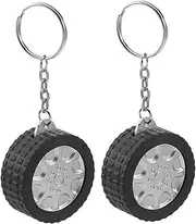 [Baluue] 2Pcs Retractable Pocket Tape Measure Keychain Small Measuring Tape for Home Office Construction Precision Tool Portable Design Convenient Accessory