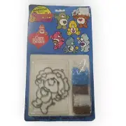 1983 Makit & Bakit Care Bears Suncatcher Kit Stained Glass Tenderheart Bear NOS