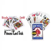 Magic Cards famous Svengali Deck Bicycle blue back Plus Princess Card Trick