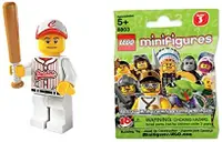 在飛比找樂天市場購物網優惠-樂高 ( Lego ) 迷你手辦系列3棒球運動員8803 –