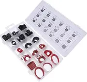 DINHEAROM 141Pcs Rubber Gasket Assortment Kit for Plumbing Sealing Ring Washers for Garden Hose Sealing Circles for Appliances Motors and Tools
