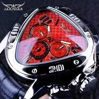 在飛比找Yahoo!奇摩拍賣優惠-現貨：機械手錶 機械錶 男 六針 三角形 全自動機械手錶 男