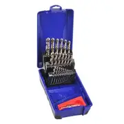 BORDO 1-13mm HSS Delta Point Drill Bit Set w/ 4-12mm Step Drill - 25 Piece 2015-M3-B1