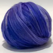 Merino/Silk (70/30) Dyed Gillyflower Top DHG 100g Wool Roving Spinning Purple