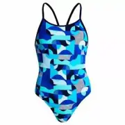 Funkita Sea Spray Diamond Back Girls and Ladies Swimwear - Swimming Beachwear