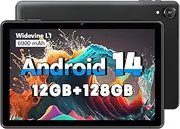 Android Tablet High Performance, 12GB RAM 128GB ROM, 10 Inch Tablets with 1280 x 800 IPS HD Touchscreen, Octa-Core Processor, 1TB Expandable, Unisoc A523 CPU, Dual Camera