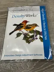 Designer's Gallery Machine Embroidery Density Works Software Book CD EDG-TP2 New