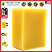 Natural 14 OZ Beeswax Bars - Subtle Fragrance, Perfect for Home Crafting & Care