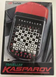 1990 SAITEK Kasparov Travel Companion Chess Computer Complete Boxed New & Unused