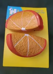 Orange Slice Clips Beach Towel Set of 2 New