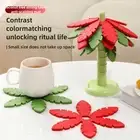 Anti Scald Tree Shape Table Mat Silicone Placemats Hot Pot Holders