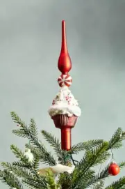 NWT Anthropologie Terrain Glass Cupcake Tree Topper