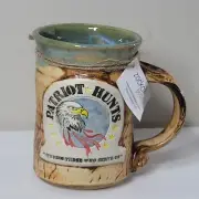 Zockoll Pottery Stoneware Patriot Hunts Handmade NEW WITH TAGS Custom Made Mug