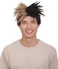 Adult Men’s American Rapper Half-colored Black and Blonde Dreadlock Wig HM-1509