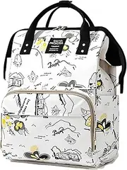 ONOODE Fashion Diaper Backpack Waterproof Mommy Bag, Large Capacity Diaper Bag Travel Multi-functional Backpack Baby Boy Girl