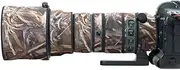XCOAT Waterproof Camouflage Lens Cover for Sigma 150-600mm F5-6.3 DG OS Sports, Camera Rain Covers, Lens Protective Sleeves & Cases, Suit for Wildlife and Sports Photography (Dry Grass Camouflage)