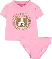 [Carter's] Baby-Girls Swimwear Set (Lion, 9m)
