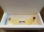 Gunnar JEM-01701 JEM- Bronze Video Game Eyeglasses w/Amber Lens- New with Tags