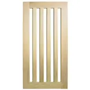 Corinthian 2040 x 1020 x 40mm Entrance Door Blonde Oak Clear Glass AWOWS5VG