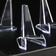 10pcs Clear Plate Holder Picture Stand Display Stands For Collectibles Display
