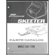 1969 Evinrude Skeeter E1592, E2096 Snowmobile Parts Manual 31 pages