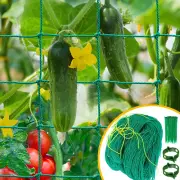 MELOHO Garden Trellis for Climbing Plants Outdoor, Trellis Netting for Cucumber,