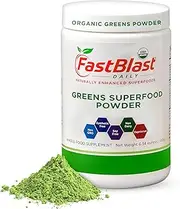 FastBlast Daily Essentials | Fermented Organic Superfood Powder for Health & Vitality | Supports Brain, Heart, Immune, Digestive Systems