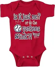 Rookie Wear by Smack Apparel Boston Red Sox Fans. is It Just Me?! Red Onesie (NB-18M) or Toddler Tee (2T-4T)