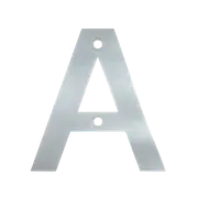 Sandleford 60mm Stainless Steel Letter A