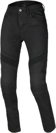 Macna Countera Ladies Motorcycle Jeans, black, Size 26 for Women