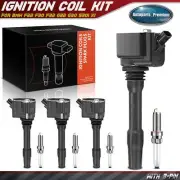 4x Ignition Coil & 4 IRIDIUM Spark Plug Kits for BMW F22 F30 F32 G22 G30 530i X1 (for: BMW)