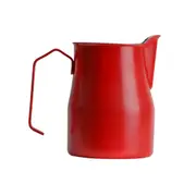 Stainless Steel Milk Jug Espresso cups Art Cup Tool Barista Craft Coffee Moka Cappuccino Latte Milk Frothing Jug Pitcher��red 550ml��