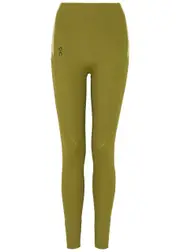 ON Movement Panelled Stretch-jersey Leggings - Khaki - S (UK8-10 / S) S (UK8-10 / S)