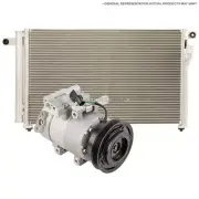 For 2019 Mini Cooper AC Compressor w/ A/C Solenoid Clutch, Condenser & Drier (for: Mini)