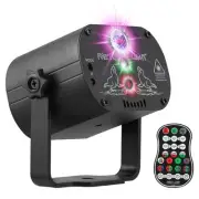 DJ Disco Stage Party Lights, LED Sound Activated Laser Light RGB Flash Strobe...