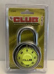 The Club | Security Series | Padlock | School Mates | UTL855B Florescent Yellow