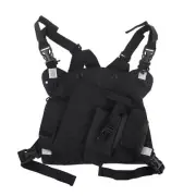 Hands Breathable Radio Chest Harness for Two Way Radio