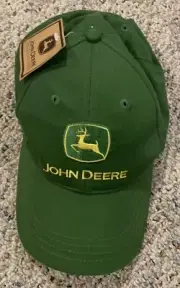 John Deere Hat/Cap, Green, “Nothing Runs Like a Deere” One Size Adjustable