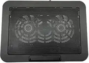 Laptop Cooler Laptop Air-Cooled Cooler Bracket Base Support 12-17'' Tablet Notebook Dual Fan Cooling Pad Wind Speed Adjustable Laptop Cooler Stand