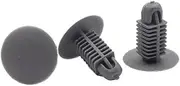 NFGEGPKPHA 20PCS Black Gray Plastic Rivet Car Trunk Roof Trim Panel Fastener Clip Fit for Toyota(Gray 20PCS)