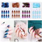 Detachable Manicure With Adhesive Sticker False Nails Tips Full Cover Fake Nail