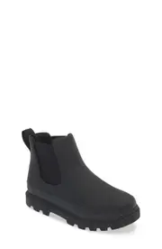 Native Shoes Kids' Kensington Water Resistant Chelsea Boot in Jiffy Black/Jiffy Black at Nordstrom, Size 7 M