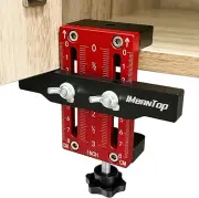 Cabinet Door Installation Positioner Jig Aluminum Alloy w/ Sponge Protective Pad