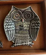Silver Owl Server & Spreader from Star Home Tidbit Server Bird New In Box (NIB)