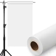 Nezyo Light Diffuser Sheet 15.75 x 590.6 Inch/ 0.4 x 15 m White Diffusion Paper Roll for LED Flash Strobe Light Photography Video